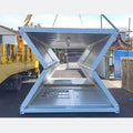 BOX SPACE New Materials Good Price Fold Out Container House Mobile 20 ft Folding Prefabricated Container House for Shelter