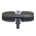 Lock Nut Hose Tee Joint 8mm to 6mm Hose Connector for Garden Irrigation System