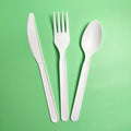 OK Compost Standard Cornstarch Bulk Biodegradable Utensil Flatware Biodegradable Disposable Cutlery