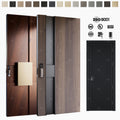 American Black Walnut Solid Wood Modern Front Exterior Doors Wooden Pivot Main Door External and Internal Doors MegaBDM