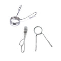 Customized Stainless Steel Barbell Collar Clips Clamp Gym Equipment Seat Spring