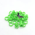 2022 With Serial NO. Plastic Clip Ring   Open Leg Rings for Canaries Live Canary Birds Plastic Clip Ring