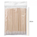 10cm Disposable Cotton Swab Nails Wood Clean Sticks Makeup Swabs Micro Brushes Eyelash Extension Glue Removing Tools