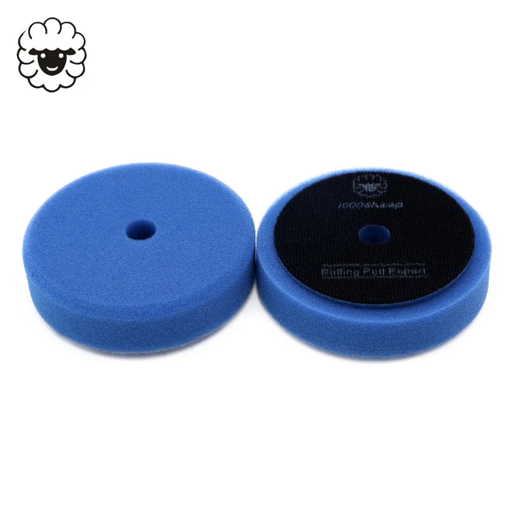 1000 Sheep Blue OEM Foam Cylinder Buffing Pads 3" (95mm) F11-8 ODM/OEM Car Detailing Car Bodies Polishing Buffer Set 3-Year