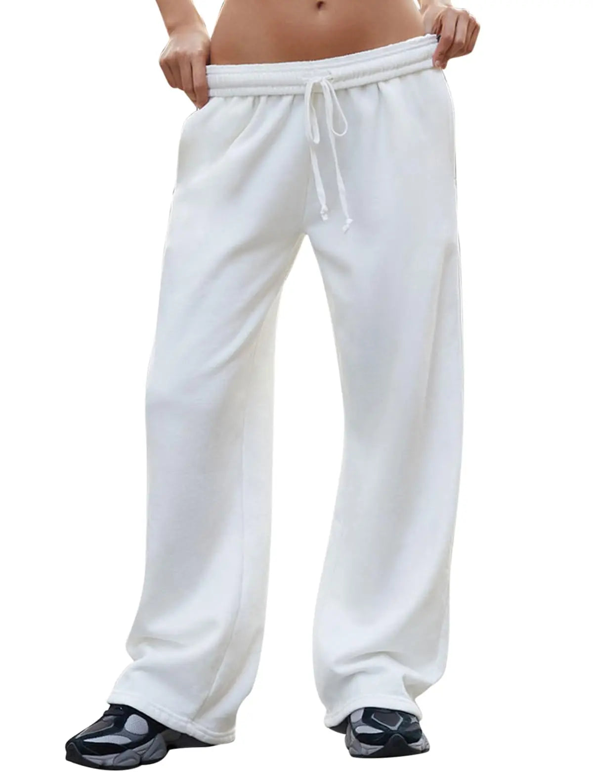 Custom Hesayep Hot Selling Product Straight Leg Sweatpants Women Jogger Pants Baggy Trousers for Women