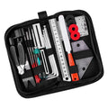 20pcs Guitar Repairing Tool Kit Guitar File Wire Plier String Organizer Hex Wrenches Files Bridge Pins for Guitar Ukulele Bass