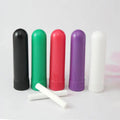 Nose InhalerEssential Oil Aromatherapy Blank Nasal Inhaler Tube Bottles Refill Plastic Nasal Inhalers With Cotton Wicks