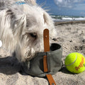 Pet Travel Bowl Portable Slow Feeder Dog Bowl Waxed Canvas Waterproof Pet Hiking Bowl
