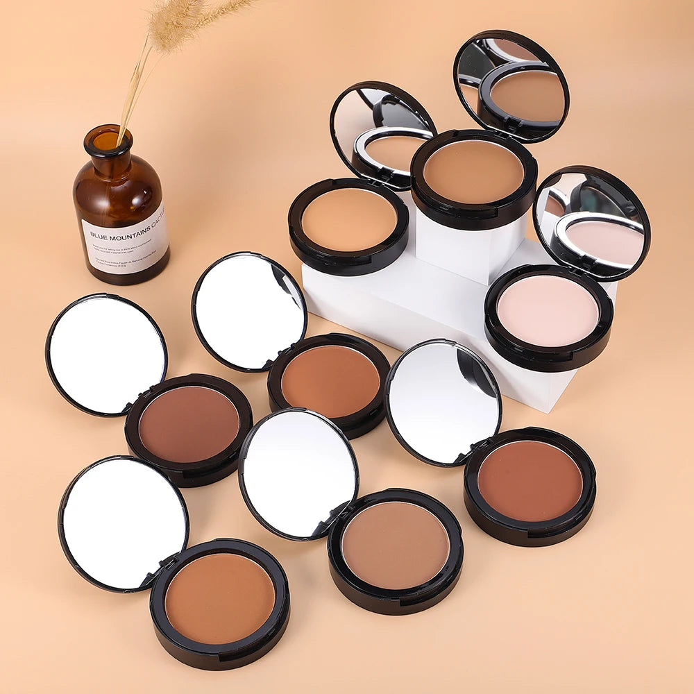P1Ar Private Label Setting Powder 12 Colors Wearing Oil Free Matte Pressed Face Powder Makeup Foundation Powder