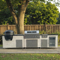 Hot Selling Sintered Stone Outdoor Kitchen Outdoor Grill Kitchen Complete Bbq Grill Modular Outdoor Kitchen Stainless Steel