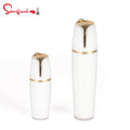 Wholesale 30ml 80ml Luxury Empty Gold Travel Bottle Set Cosmetic Acrylic Plastic Luxury Skincare Packaging