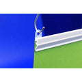 Hookei Promotion Plastic PVC Hanging Sign Label Banner Snap Poster Hanger Clips Strips Rail for Advertising