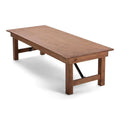 6 Foot Rectangular Farm Tables Party Event Kids Wooden Banquet Dining Tables for Party Dining