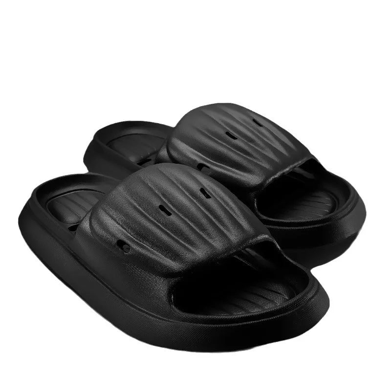 Lightweight EVA Slippers -Fashion Thick Sole Breathable Non-Slip Indoor Slides Wear-Resistant Easy Clean Comfort Shoes