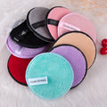 2025 Hot Sale Customized Logo Microfiber Face Makeup Remover Reusable Pads Customs Logo
