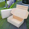 Eco-friendly and Recyclable White Glossy Paper Printing Logo Design Packaging Box for Clothing With Different Style