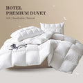 Manufacturer Custom White  Washed Goose Duck Feather Down Duvet Filled Bedding Comforter Duvets
