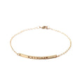 2026 New Fashion Personalized Alloy Bracelet Silver and Gold Engraving Jewelry Manufacturer Wholesale for Private Custom Gift