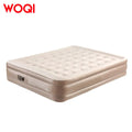WOQI Double Inflatable Mattress with  Built-in air Pump Easy to Inflate/Quick Set UPfor Camping Home & Portable Travel