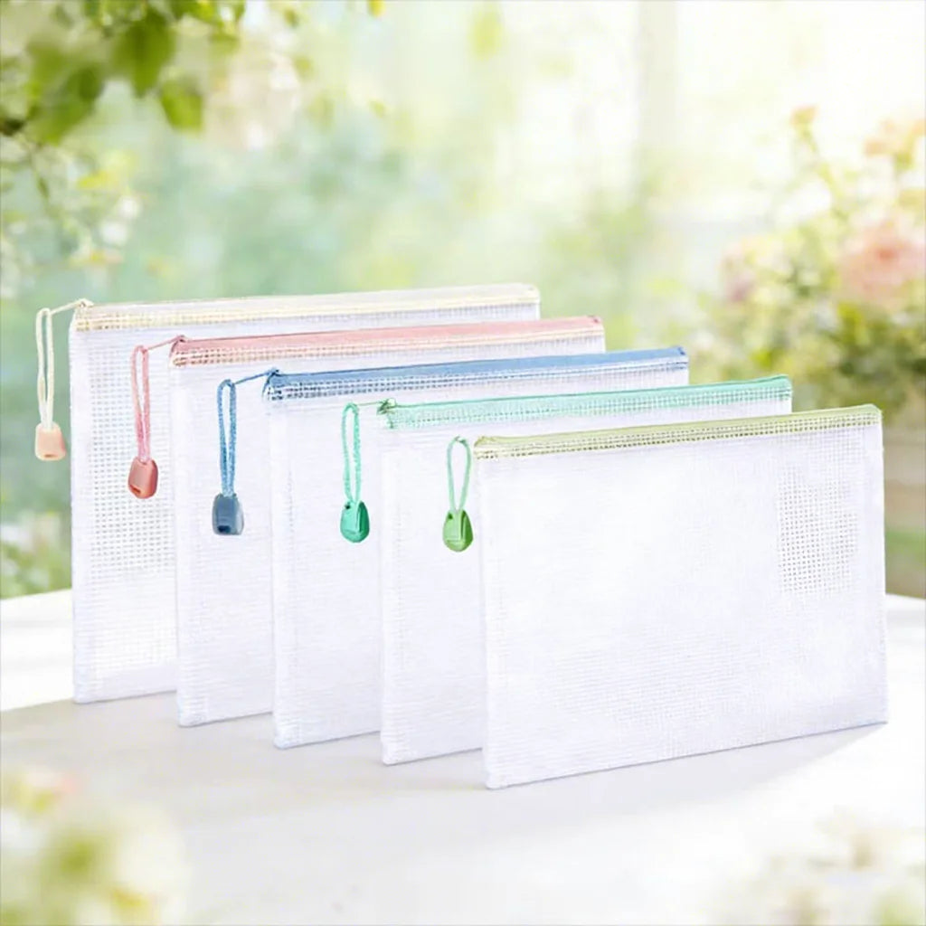 Customizable Waterproof Polyvinyl Chloride File Bags in A4 Size Suitable for Office Supplies Needed in Schools and Offices
