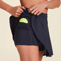 Custom Logo Nylon Spandex Active Skort Blank Sports Tennis Skirt Gym Workout Quick Dry 4-Way Stretch Breathable Eco-Friendly