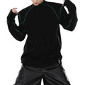 2026 Custom Cotton T Shirt for Men Long Sleeve Blank T Shirt Crew Neck Cover Stitching Men T-shirt