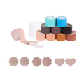 XR034-1 Nude Black Brown Eco-Friendly Breathable Push up Bra Breast Cleavage Tape Roll