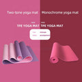 Travel Yoga Mat Foldable Tpe Custom Design Friendly Non Slip Suede Tpe Foldable Yoga Mat Tpe 15mm Thick Yoga Mat Gym Popular