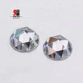 Baifu Jewelry Top Quality DEF VVS White Loose Rose Cut Flat Back Moissanite