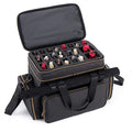 Ultimate Dungeon Master Travel Bag DND Tabletop RPG Organizer with Dice Tray Mat Holder Miniature Foam Storage Handbook Pocket