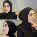 MOTIVE FORCE Wholesale Soft Hijab Muslim Malaysia Solid Color Latest Hijab Designs Satin Hijab Scarf for Woman