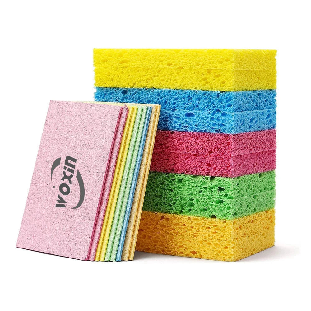 Woxin Kitchen Cleaning Supplies Dish Washing Sponge Scouring Pads Solves Kitchen Cleaning Problems
