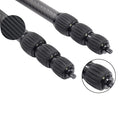 SW Custom Telescopic Carbon Rods 13m Telescopic Pole Rubber Twist Lock Carbon Fiber Telescopic Pole Extension Round Tube Pole