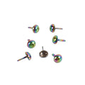 2025 Factory Supply Hot Sale Rainbow Metal Dome Bag Feet Studs Purse Feet