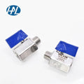 Mini Ball Valve Control Stainless Steel High-Pressure Applications 1000PSI Gas Media Female X Male Thread Shut-Off Manual OEM