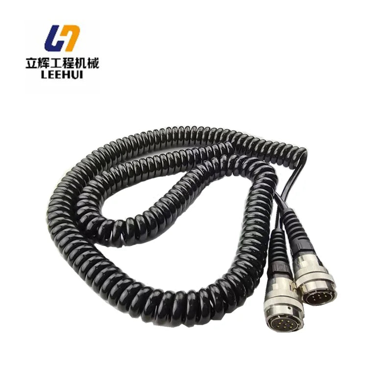 High-quality LEEHUI Asphalt Paver Leveling System PN.2460770014 1m 1.5kg 8pins 8holes Grade Sensor Cable