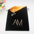 Custom Logo Recyclable Velvet Bags Drawstring for Hair Fur Socks Shoes Dust Covers Clothing Packaging Custom Printed Design