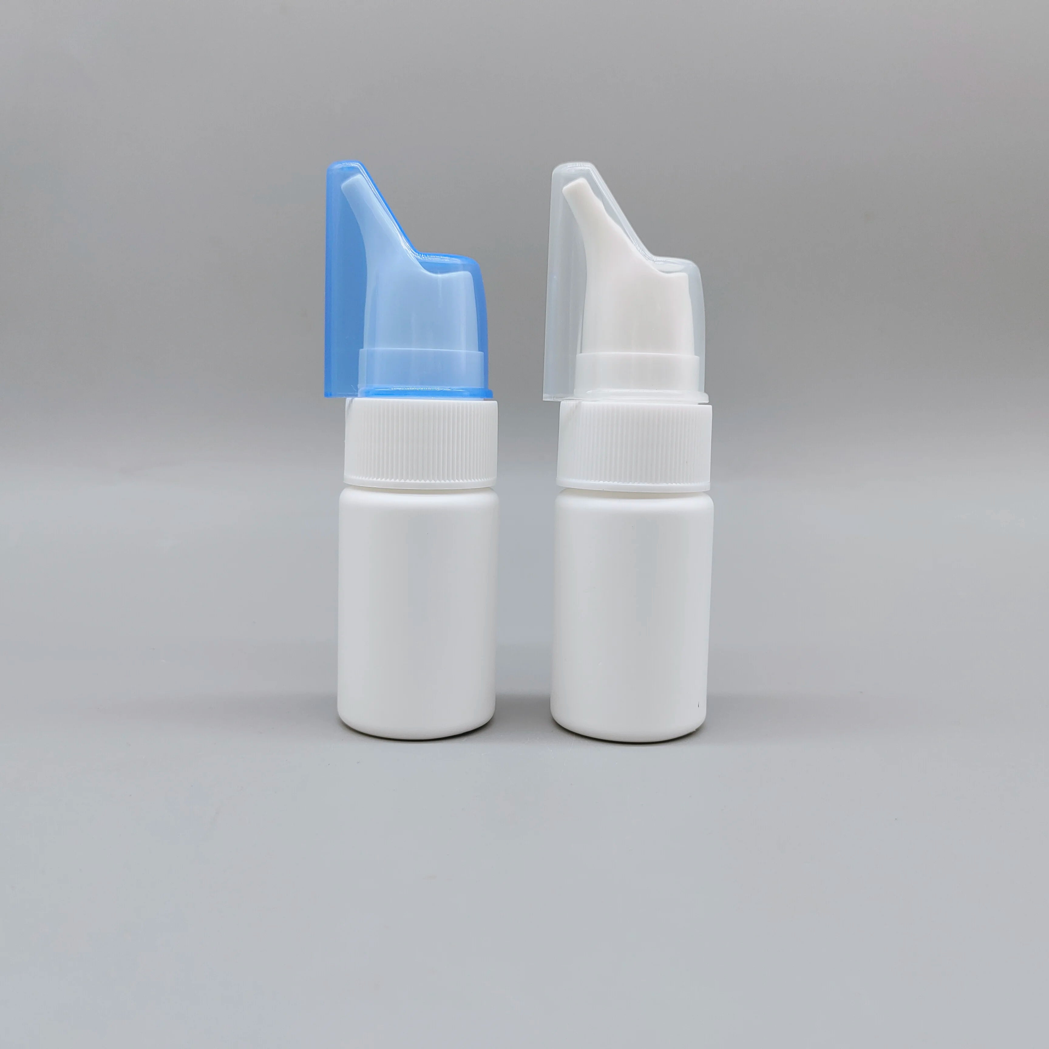 Travel-Friendly Design Wide Mouth HDPE 30ml Nasal Spray Bottle with Screen Printing and Pump Sprayer for Medicine Liquid
