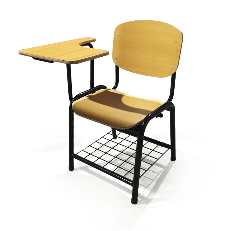 Modern Commerical University School Chairs with Writing Pad