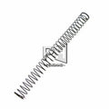 Wire Dia 0.3/0.4/0.5/0.6mm Outer Dia 3-10mm Length 305mm 304 Stainless Steel Long Spring Y-type Compression Spring