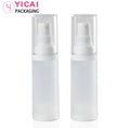 Manufacture Wholesale Recyclable Reasonable Price Skin Care Cream Transparent  30ml 50ml AS Airless Pump Bottle