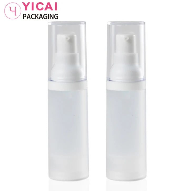 Manufacture Wholesale Recyclable Reasonable Price Skin Care Cream Transparent  30ml 50ml AS Airless Pump Bottle