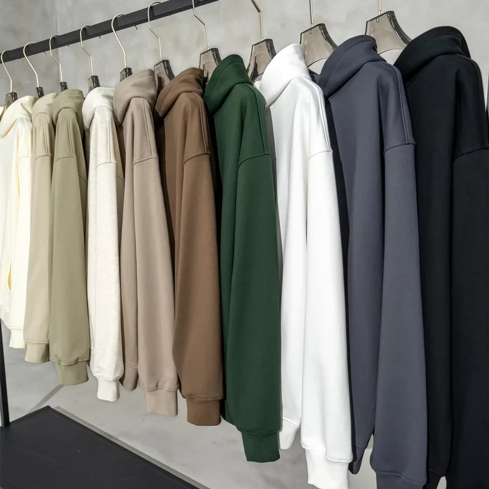 Custom Oversized Hooded Sweatshirt Men Clothing Wholesale High Quality Heavyweight Cotton Pullover Hoodie Manufacturers Men