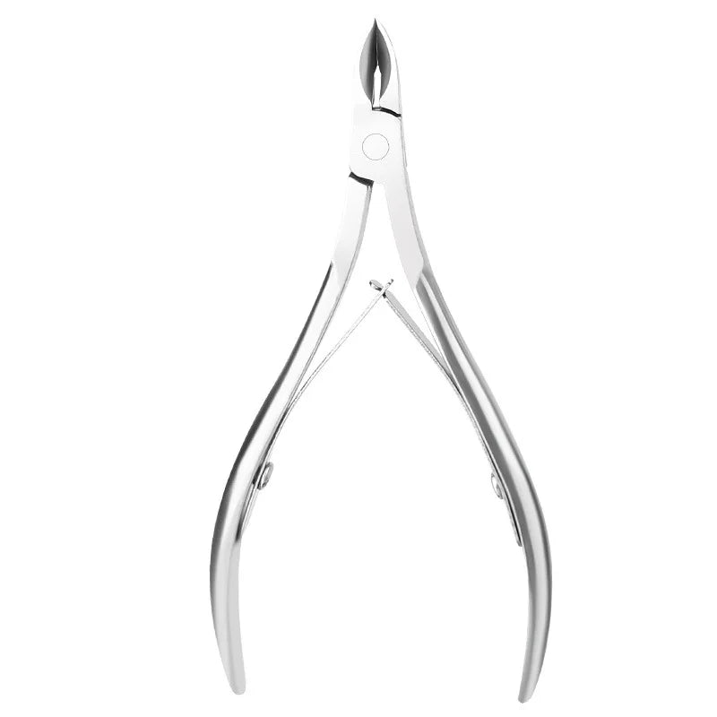 Fast Shipping Stainless Steel Peeling Pliers Manicure Tool for Nail Salon Durable Dead Skin Clipper Scissors