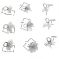 Stainless Steel Jewelry Making DIY Accessories Akoya Natural Pearl GEM Stones Beeswax Amber Pendant Holder Mount Bail