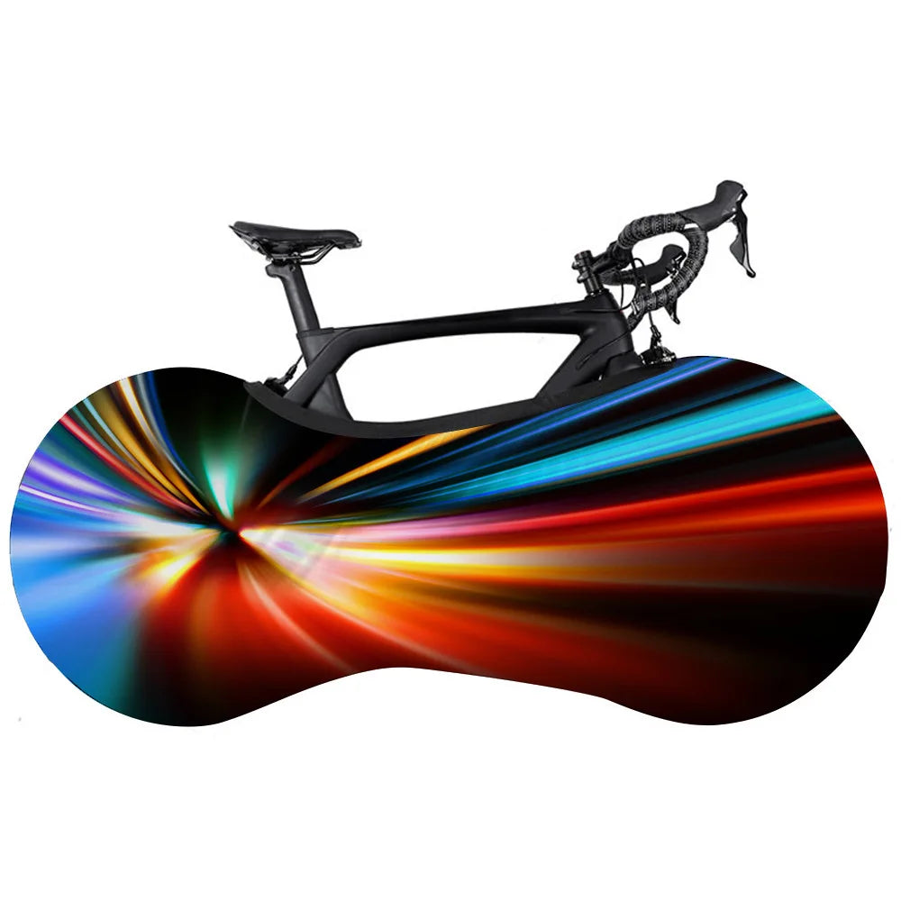 2023 Bicycle Dust  Wheel Cover Elastic Dust-proof Bicycle Cover Color Bicycle Cover