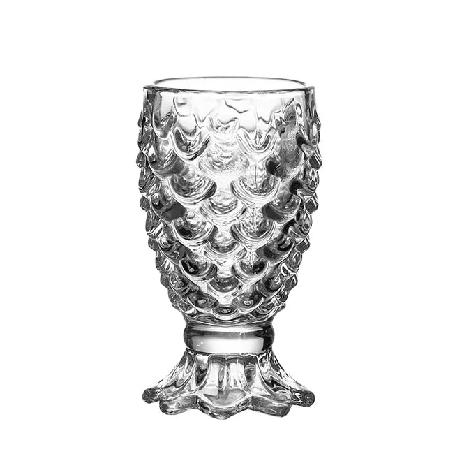 Light Luxury Style 35ml Mini Whiskey Glass Lead-Free Delicate Relief Wine Glass Cup Shot Glass