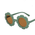 2021 New Sun Flower Shape Retro Unisex Vintage Heronsbill Sun Glasses Cute Kids Sunglasses