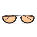 New Fashion Trendy Half Moon Frame Shape Sun Glasses Ladies Colorful Lens Small Cat Eye Sunglasses Women