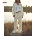 Spring 2026 Women Clothes Sets for Women Custom Design Tracksuits 2 Piece Zip up Hoodie and Jogger Set Cotton Tracksuit Ladies